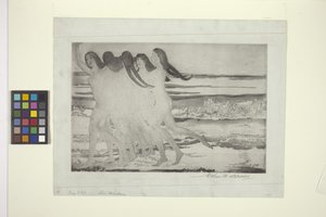Sea Maidens (lept a akvatinta) od Arthur Bowen Davies