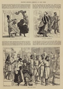 Graphic America, přílet do New Yorku od Arthur Boyd Houghton