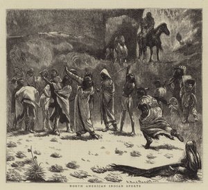 Severoamerické indiánské sporty od Arthur Boyd Houghton