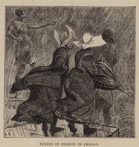 Milosrdné sestry v Chicagu od Arthur Boyd Houghton