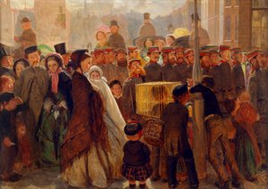 Dobrovolníci pochodující ven od Arthur Boyd Houghton