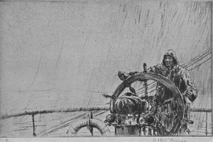 Kormidelník, 1925, 1926 od Arthur Briscoe