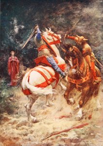 Labutí rytíř (barva lito) od Arthur C. (after) Michael