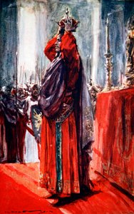 Císař Svaté říše římské Frederick II se korunuje králem Jeruzaléma, 1229 1913