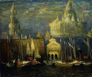 New York Waterfront od Arthur Clifton Goodwin