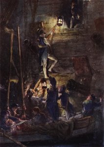 Nelson jde na palubu lodi Theseus, aby mu amputovali ruku. od Arthur David McCormick