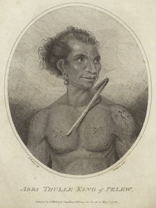 Portrét Abba Thulle, král Pelew od Arthur Devis