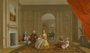 Rodina Johna Bacona od Arthur Devis