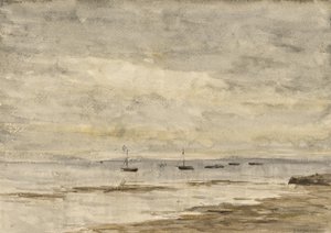 Solent (akvarel na papíře) od Arthur Douglas Peppercorn