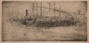 Proklouzněte podél řeky Cuyahoga, 1887. od Arthur E. Schneider.