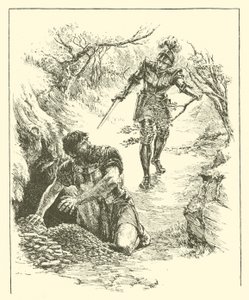 Sir Guyon, The Realm Of Pluto (rytina) od Arthur George Walker