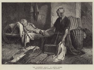 Dědictví její dcery z výstavy Královské akademie od Arthur Hacker