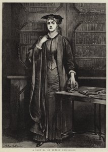 Lady BA z Londýnské univerzity od Arthur Hopkins