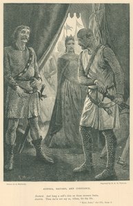 Ilustrace pro krále Jana od Arthur Hopkins
