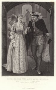 Král Jindřich VIII. a Anne Bullenová, král Jindřich VIII., dějství I, Sc IV od Arthur Hopkins