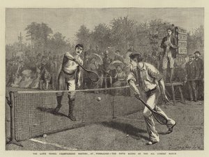 Setkání mistrovství v tenise na trávníku ve Wimbledonu, páté kolo zápasu všech hráčů od Arthur Hopkins