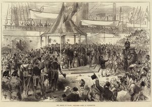 Princ z Walesu přivítal doma v Portsmouthu od Arthur Hopkins