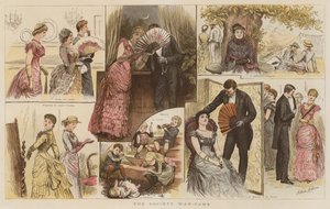 The Society War-Game (chromolitho) od Arthur Hopkins