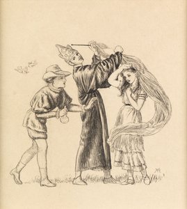 Hezký je jako hezký dělá, 1871 od Arthur Hughes