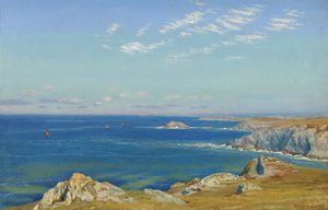 Newquay Headland, Cornwall od Arthur Hughes