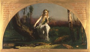 Ofélie od Arthur Hughes