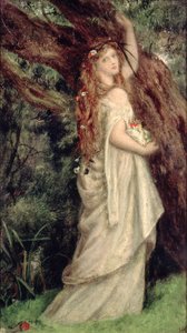 Ofélie od Arthur Hughes