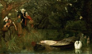 Paní ze Shalott, 1873 od Arthur Hughes