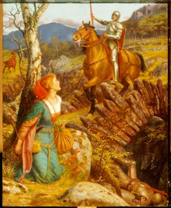 Svržení rezavé noci od Arthur Hughes