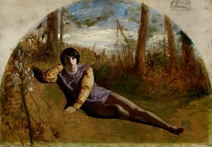 Mladý básník, 1849 od Arthur Hughes