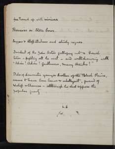 Stránka ze zápisníku pro The White Company, The Newberry Library Vault Folio Case MS 5116 no. 2 od Arthur Ignatius Conan Doyle