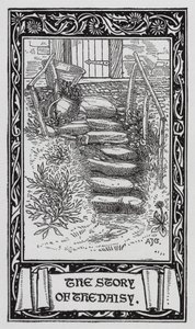 Hans Christian Andersen: Daisy (litho) od Arthur Joseph Gaskin