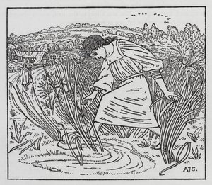 Hans Christian Andersen: Dívka, která šlapala po bochníku (litho) od Arthur Joseph Gaskin