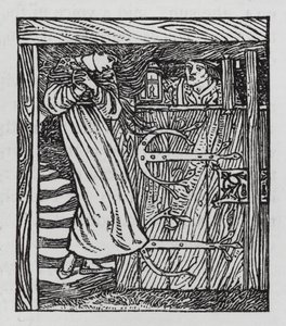 Hans Christian Andersen: Princezna a hrášek (litho) od Arthur Joseph Gaskin