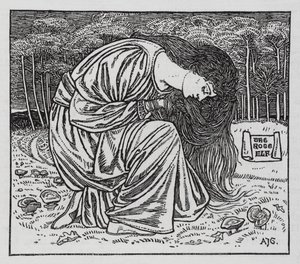 Hans Christian Andersen: Růžový elf (litho)