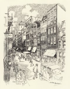 Beak Street, Soho (litografie)
