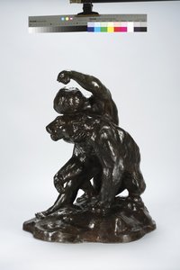 Puma a dítě (bronz) od Arthur Putnam