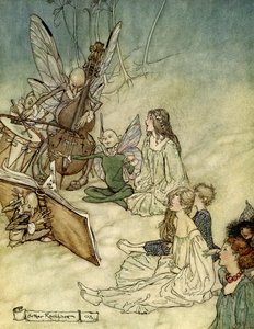 Sen noci svatojánské od Arthur Rackham