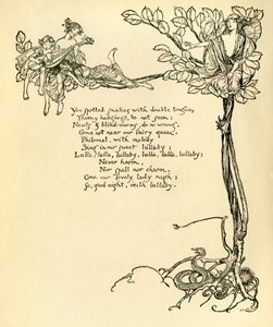 Sen noci svatojánské od Arthur Rackham