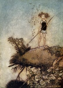 Sen noci svatojánské od Arthur Rackham