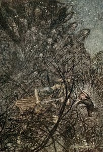 Sen noci svatojánské od Arthur Rackham