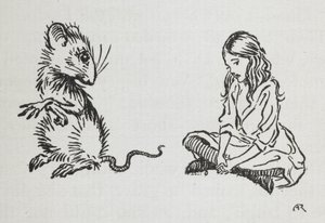 Alice a myš od Arthur Rackham