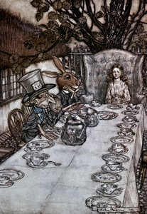 Alenka v říši divů, 1917 od Arthur Rackham