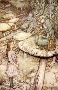 Alenka s dobrodružstvím v říši divů od Lewise Carrolla od Arthur Rackham