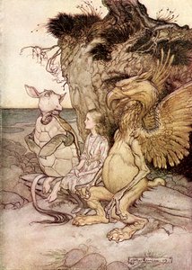 Alenka s dobrodružstvím v říši divů od Lewise Carrolla od Arthur Rackham