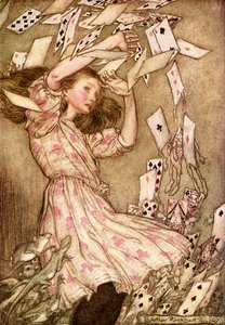 Alenka s dobrodružstvím v říši divů od Lewise Carrolla od Arthur Rackham
