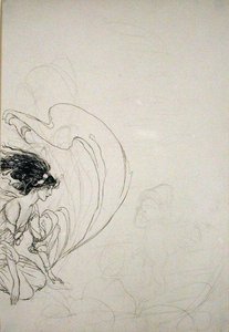 U pumpy (tužka na papíře) od Arthur Rackham