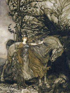 Brunnhilde od Arthur Rackham