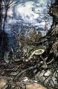 Drak od Arthur Rackham