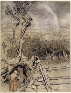 Přesně tam, kde končí duha od Arthur Rackham