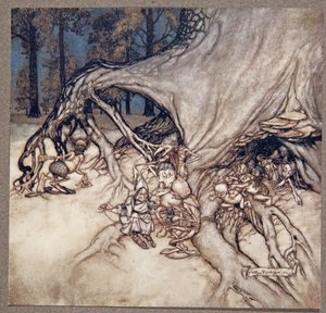 Pokud jsou ty špatné mezi vílami náhodou venku, od Petera Pana v Kensington Gardens od J. M. Barrieho (1860 - 1937), hospoda. 1906 od Arthur Rackham